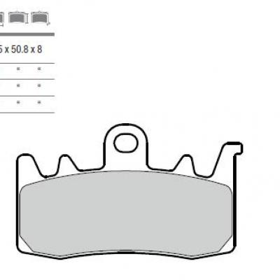 Plaquettes AV Brembo