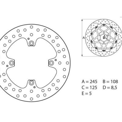 Disque AR Brembo