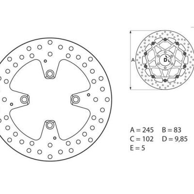 Disque AR Brembo