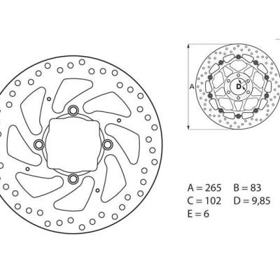 Disque AR Brembo