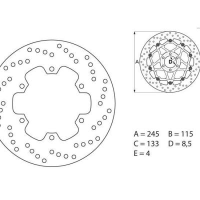 Disque AR Brembo